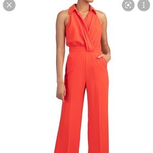 Trina Turk orange jumpsuit